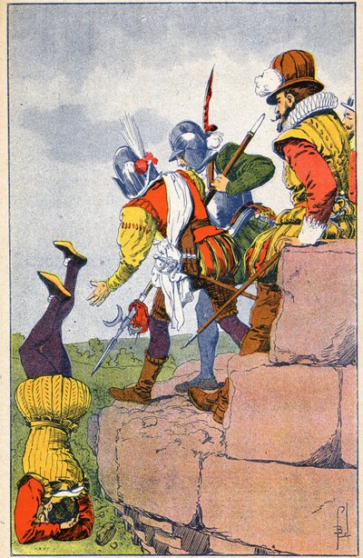 Cruelty of the Protestant Armies of the Baron des Adrets by Louis Charles Bombled