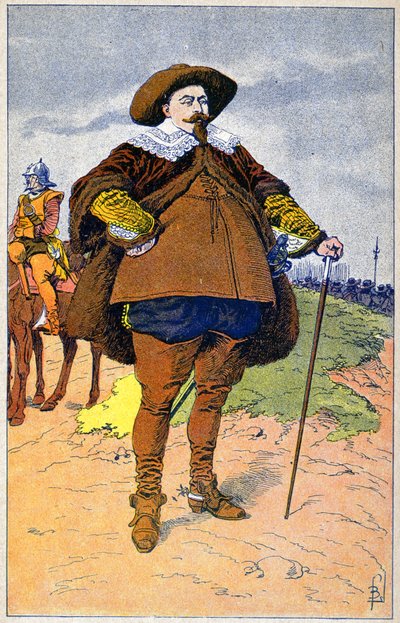 Gustavus Adolphus of Sweden by Louis Charles Bombled