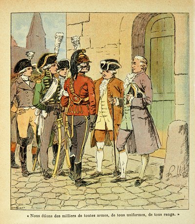 Emigrants to Coblenz during the Revolution by Louis Charles Bombled