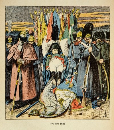 Allegory, The Army pays homage to the Emperor after his death by Louis Charles Bombled