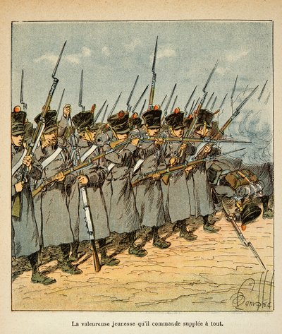 The French during the Battle of Lutzen in 1813 from the book 
