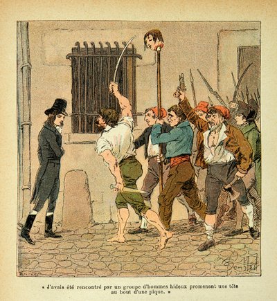 Bonaparte During the French Revolution Confronting the Crowd by Louis Charles Bombled