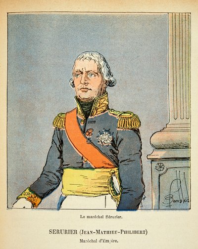 Portrait of Marshal Jean Mathieu Philibert Serurier by Louis Charles Bombled