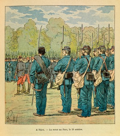 In Dijon, the magazine of the National Guard at the Park on October 19 by Louis Charles Bombled