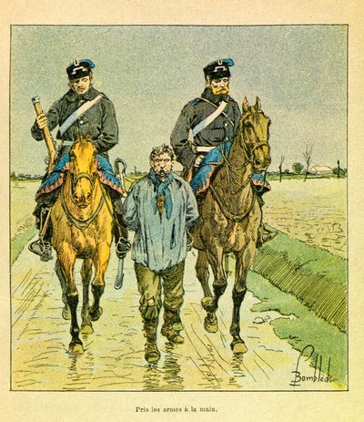 Franc shooter took arms in hand and arrested by Louis Charles Bombled