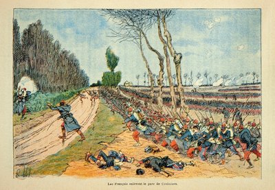 The French Took Away the Park during the Battle of Coulmiers on 9 November 1870 by Louis Charles Bombled