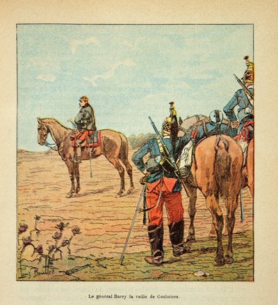 General Barry on the eve of the Battle of Coulmiers, November 1870 by Louis Charles Bombled