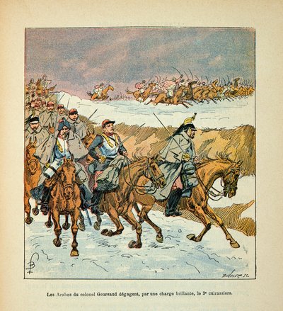 The Army of the Loire: The Arabs of Colonel Gourgaud Were Able to Gain a Brilliant Charge on the 3rd Battleships in the Battle of Vance by Louis Charles Bombled