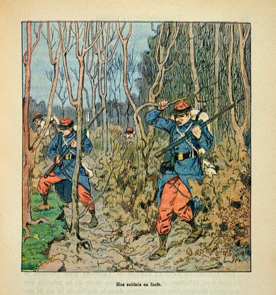 The Army of the Loire: French Soldiers in Reconnaissance in the Forest of Orleans by Louis Charles Bombled