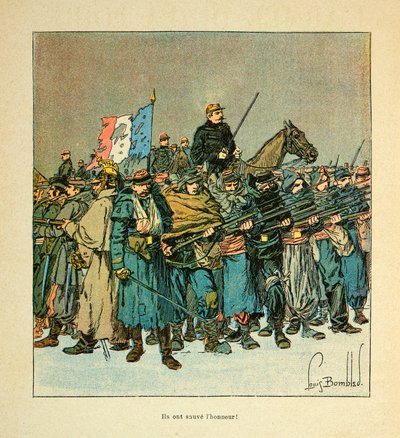 The Army of the Loire by Eugene Sergent, Illustrated by Louis Bombled: Allegory for the Army of the Loire 