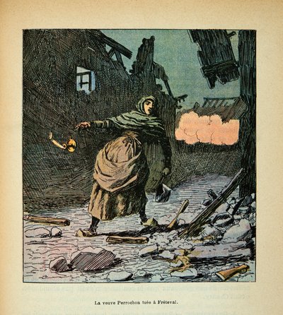 The Widow Perrochon Killed in Freteval by Louis Charles Bombled