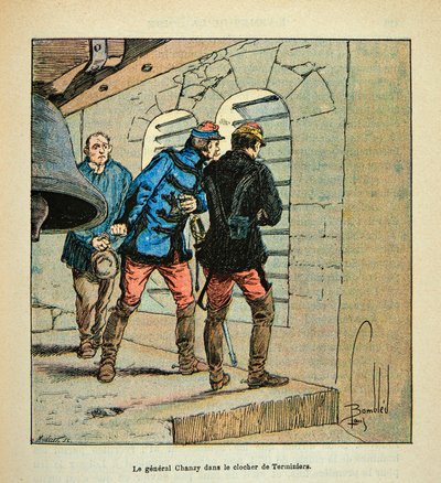 General Chanzy in the Bell Tower of Terminiers During the Battle of Loigny in December 1870 by Louis Charles Bombled
