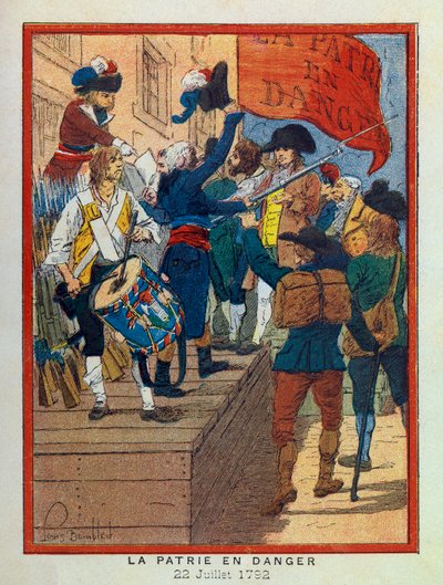 The Great Days of the Hotel de Ville of Paris by A. Mercier, Illustrated by Louis Bombled: On July 22 by Louis Charles Bombled