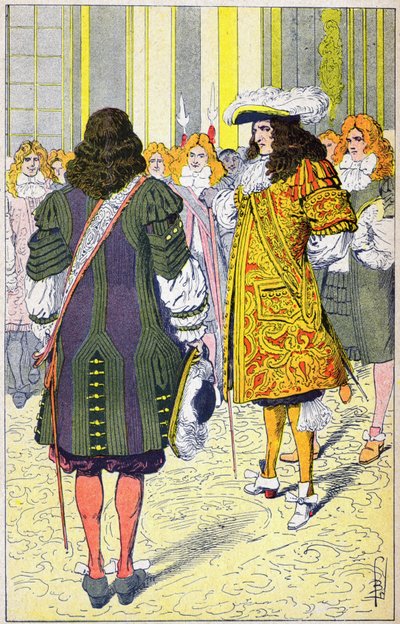 Louis XIV and the Ambassador of Holland by Louis Charles Bombled