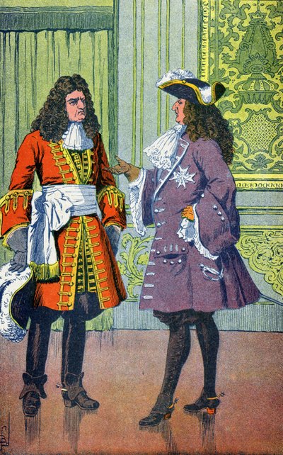 Louis XIV and the Marechal de Villars by Louis Charles Bombled