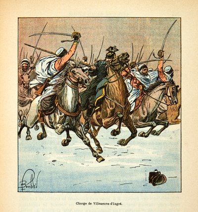 Charge of the 3rd African Hunters in the Battle of Villeneuve d