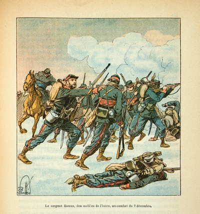 The Army of the Loire: Sergeant Ramus of the Mobile of Isere in the Battle of December 7 by Louis Charles Bombled