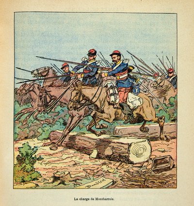 Battle of Ladon on November 22 by Louis Charles Bombled