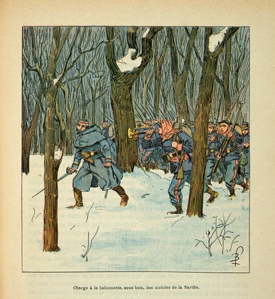 Battle of Le Mans in January 1871, Loading the Mobile Phones of the Sarthe by Louis Charles Bombled