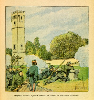 The Eastern Army of Eugene Sergeant, Illustrated by Louis Bombled: Defense of Dijon in October 1870 by Louis Charles Bombled