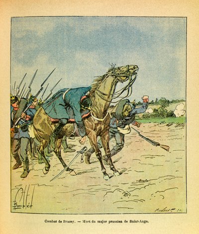 The Eastern Army: November 1870, during the battles of Brazey, Major Prussian Saint Ange is shot down by Louis Charles Bombled