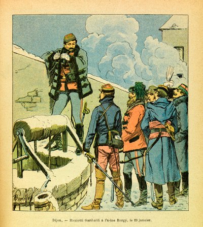 Dijon, Ricciotti Garibaldi at the Bargy factory on January 23 by Louis Charles Bombled