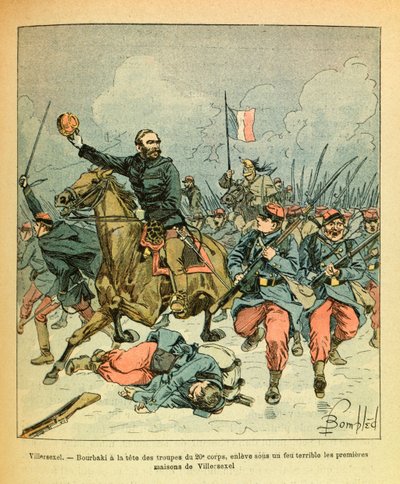January 1871, General Bourbaki at the head of the troops of the 20th Corps took away under a terrible fire the first by Louis Charles Bombled