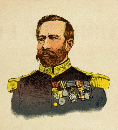 Portrait of General Bourbaki by Louis Charles Bombled