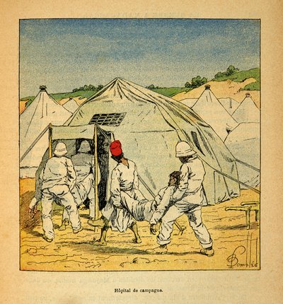 Military Field Hospital in Madagascar in 1895 by Louis Charles Bombled