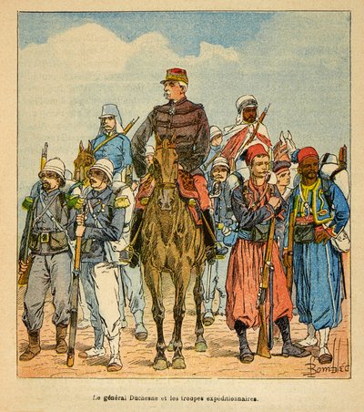 General Duchesne with the Expeditionary Troops of Madagascar by Louis Charles Bombled