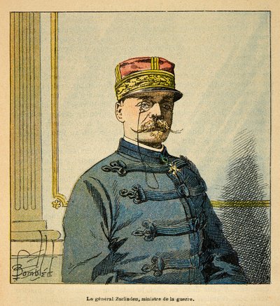 Portrait of General Emile Auguste Francois Zurlinden (1837-1929), Minister of War by Louis Charles Bombled
