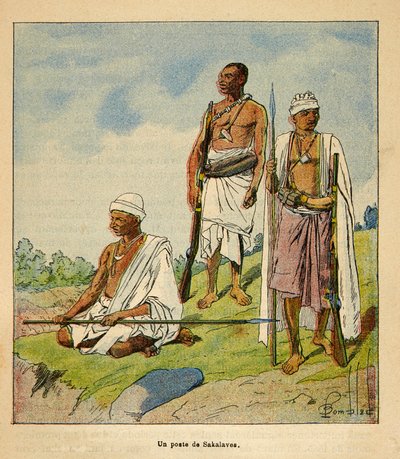 The War in Madagascar: Warrior Sakalavas by Louis Charles Bombled