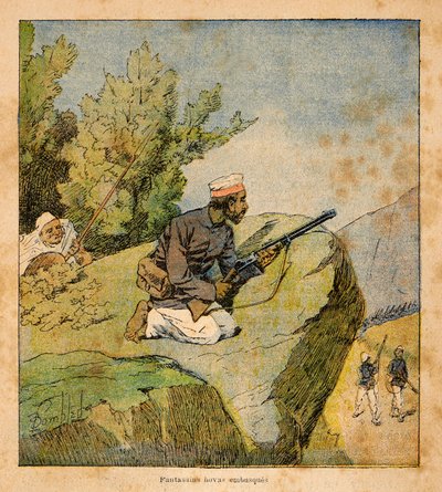 The War in Madagascar: Hovas Ambushes by Louis Charles Bombled