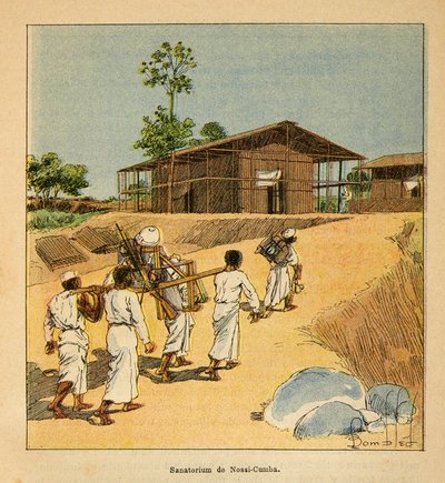 A Sanatorium in Nossi-Cumba in the 19th Century by Louis Charles Bombled