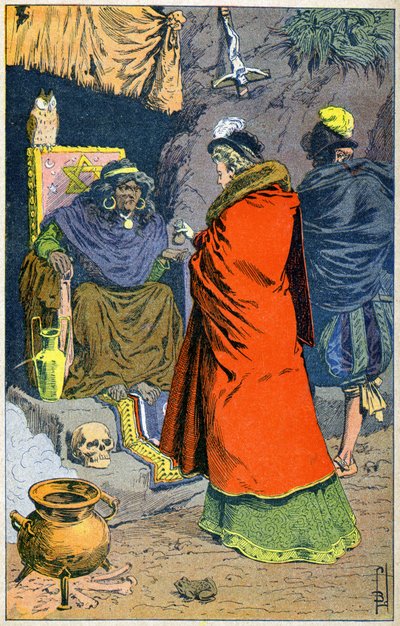 Witch Selling Philtres in the 16th Century by Louis Charles Bombled