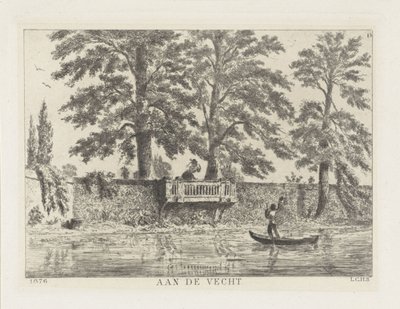 Conversation over the Garden Wall (Aan de Vecht) by Louis Charles Hora Siccama