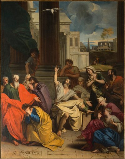 The Prophet Agabus Predicting Saint Paul His Sufferings in Jerusalem by Louis Cheron