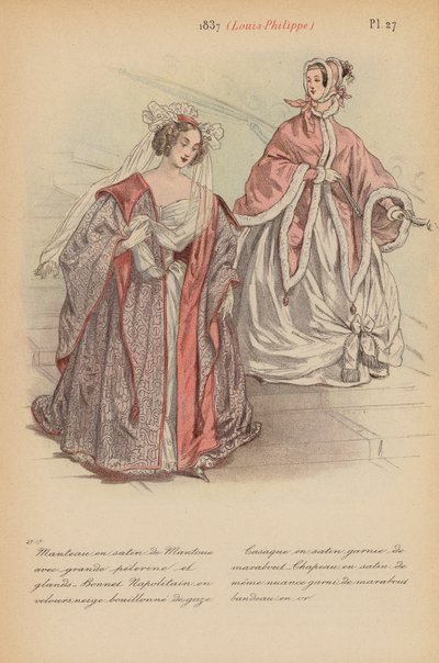 French fashion: 1837, Louis-Philippe by Louis Colas