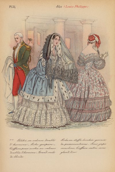 French fashion: 1840, Louis-Philippe by Louis Colas