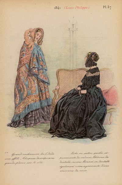 French fashion: 1841, Louis-Philippe by Louis Colas