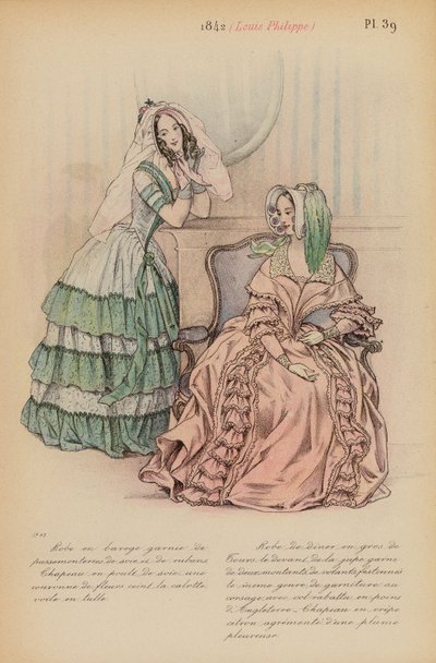 French fashion: 1842, Louis-Philippe by Louis Colas