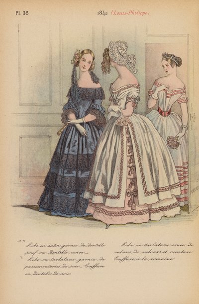 French fashion: 1842, Louis-Philippe by Louis Colas