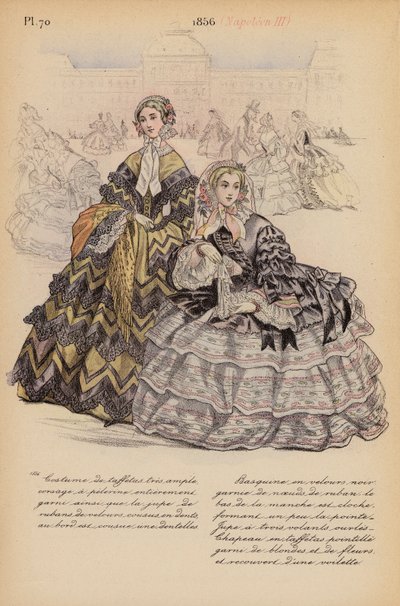 French fashion: 1856, Napoleon III by Louis Colas