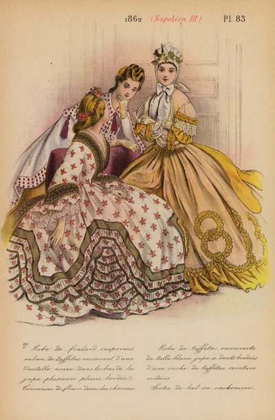 French fashion: 1862, Napoleon III by Louis Colas