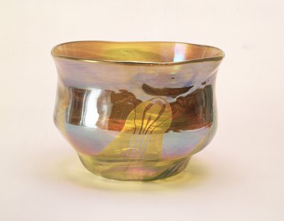 Favrile Bowl, for the Glass Decorating Company, New York, c.1894 by Louis Comfort Tiffany