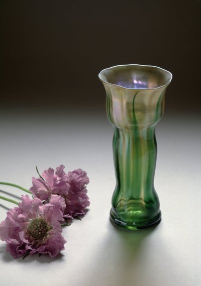 Iridescent Glass Vase by Louis Comfort Tiffany by Louis Comfort Tiffany