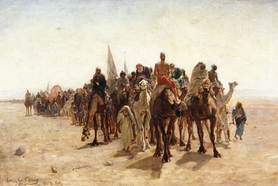 Pilgrims Going to Mecca by Louis Comfort Tiffany