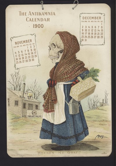 Illustration for Antikamnia Calendar by Louis Crucius or Crusuius