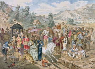 Examination of Military Bachelors at Sin-Tcheou-Fou, from 