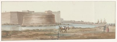 View of Gallipoli (Voyage en Italie, en Sicile et à Malte - 1778) by Louis Ducros
